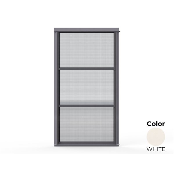 Tendal Betterview 48 x 60-in H White Aluminum Frame 3-Season Veranda Single Column Screen Window