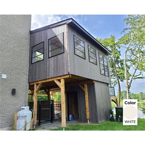 Tendal Betterview 48 x 60-in H White Aluminum Frame 3-Season Veranda Single Column Screen Window