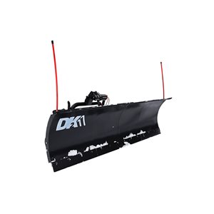 DK2 Rampage II 82 x 19-in Custom-Mounted Winch Driven Snowplow