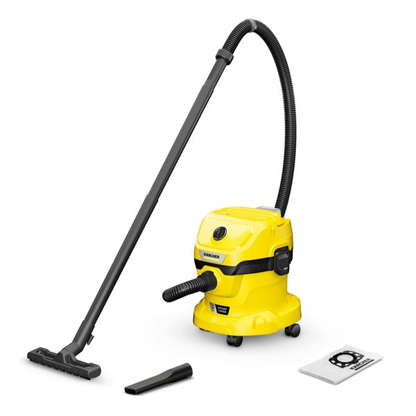 Aspirateur eau et poussière WD 2-18 de Karcher à batterie 18 V, outil seul