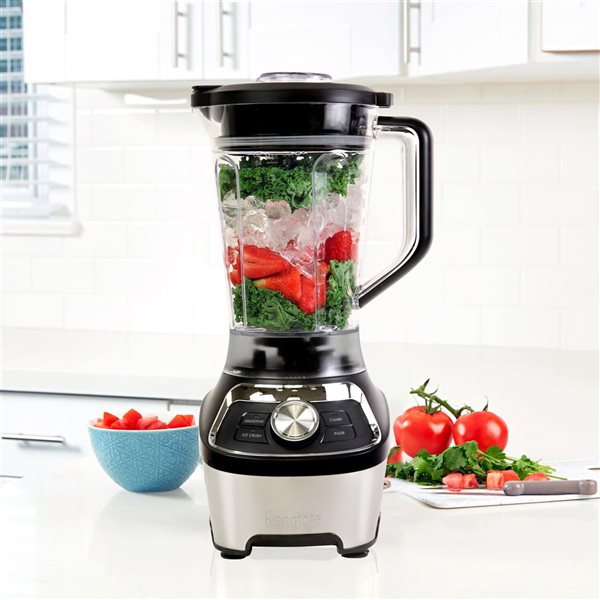 Kenmore 64 oz 1200 W Stand Blender with Smoothie and Ice Crush Modes - Black