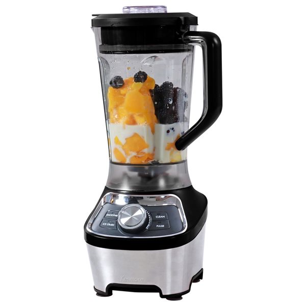 Kenmore 64 oz 1200 W Stand Blender with Smoothie and Ice Crush Modes - Black