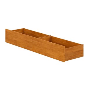 AFI Urban Light Toffee Solid Wood Twin/Full-Size Bed Drawers - Set of 2