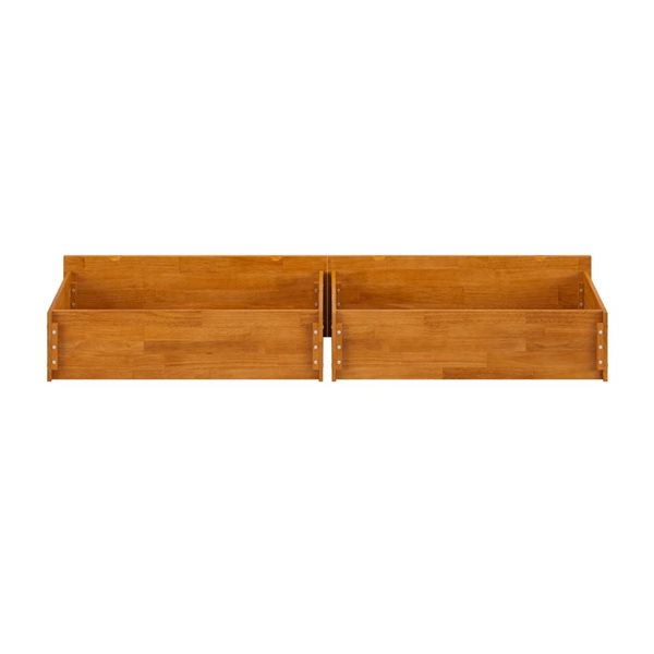 AFI Urban Light Toffee Solid Wood Twin/Full-Size Bed Drawers - Set of 2