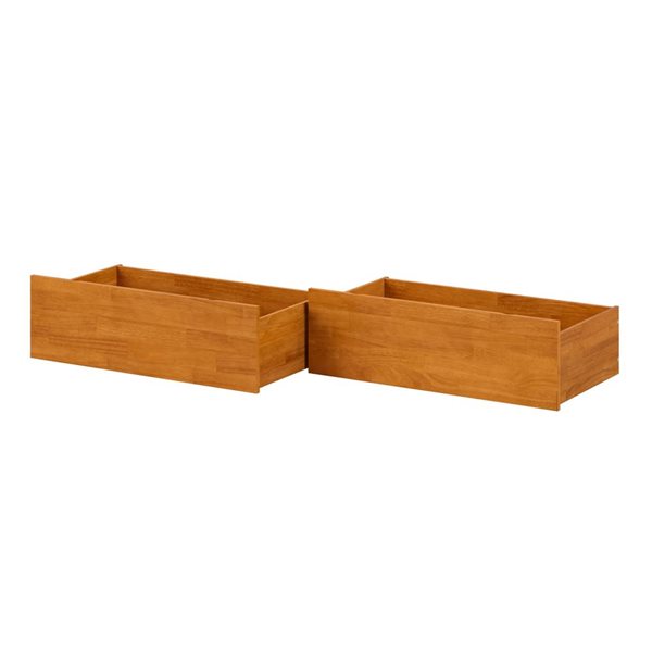 AFI Urban Light Toffee Solid Wood Twin/Full-Size Bed Drawers - Set of 2