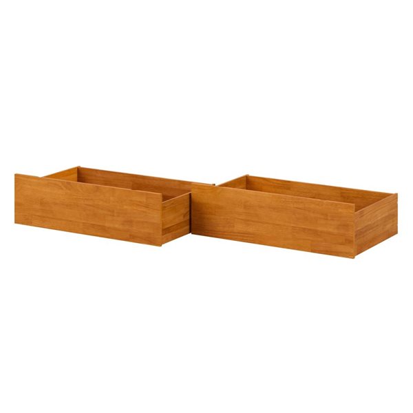 AFI Urban Light Toffee Solid Wood Queen/King/Twin XL-Size Bed Drawers - Set of 2