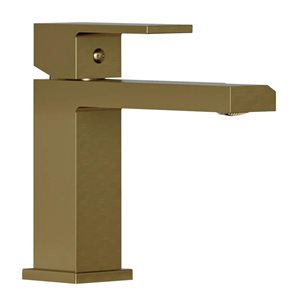 BWE Single Handle Single Hole Modern Bathroom Faucet For Sink Drip-Free Vanity Sink Faucet in Gold