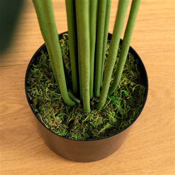 Nearly Natural 8-ft H Green Artificial Paradise Palm Tree