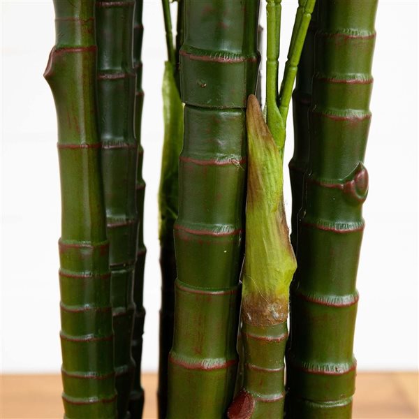 Nearly Natural 9-ft H Green Artificial Areca Palm Tree