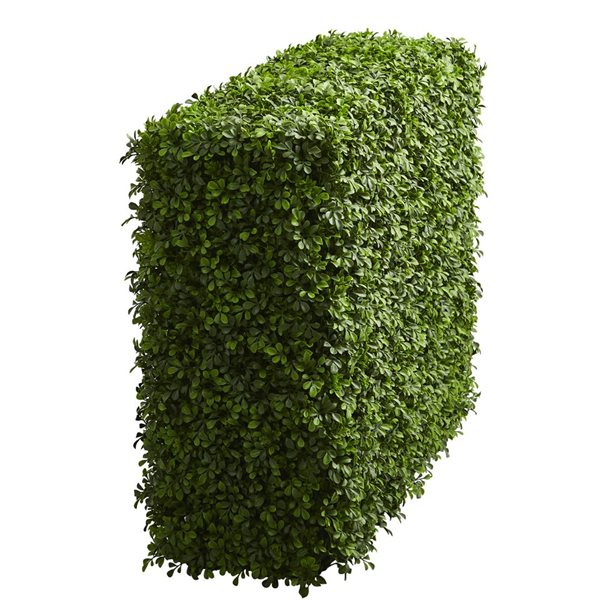 Nearly Natural 39-in H Green Artificial Boxwood Hedge