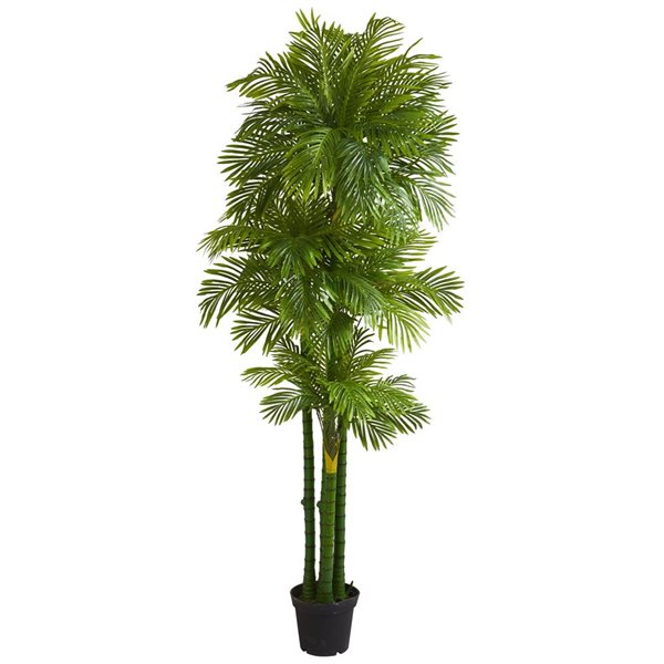 Nearly Natural 7.5-ft H Green Artificial Phoenix Palm Tree