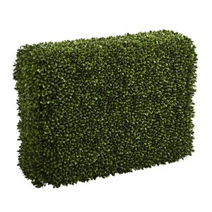 Nearly Natural 41-in H Green Artificial Boxwood Hedge