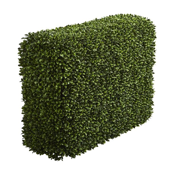 Nearly Natural 41-in H Green Artificial Boxwood Hedge