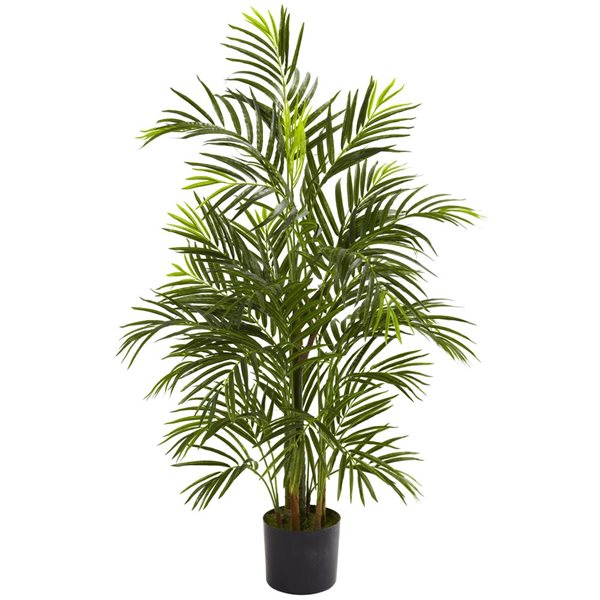 Nearly Natural 3.5-ft H Green Artificial Areca Palm Tree