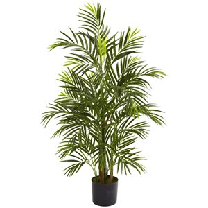 Nearly Natural 3.5-ft H Green Artificial Areca Palm Tree