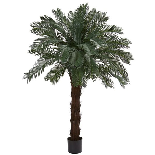 Nearly Natural 6-ft H Green Artificial Cycas Tree