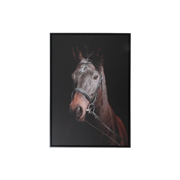 iH casadécor Framed Canvas Wall Art Horse