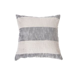 IH Casa Decor Cotton Slub Stripe Cushion 18 X 18 - Set of 2