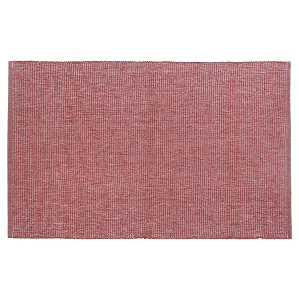 iH casadécor Chambray Ribbed Placemat Clay 13 X 19 - Set of 12