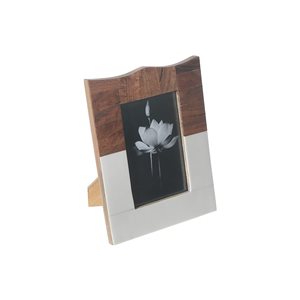 iH casadécor 5X7 Wooden & Resin Inlay Photo Frame