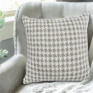 Coussin en coton et lin à texture épaisse IH Casa Decor 22 x 22, lot de 2