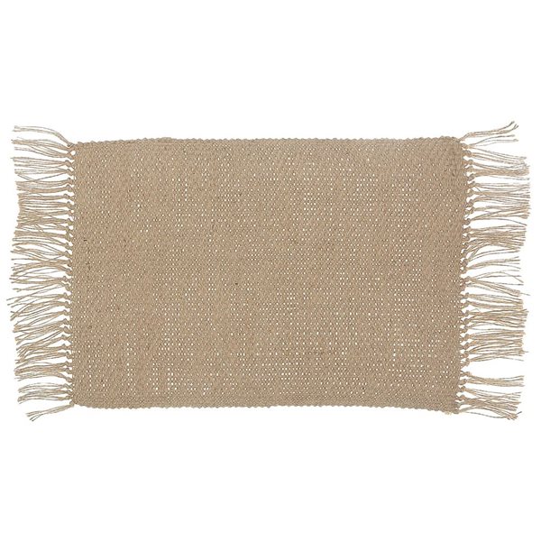 iH casadécor Jute Rectangular Handloom Placemat 14 X 20 - Set of 12