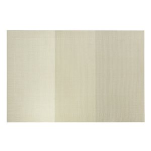 iH casadécor 4PC Woven Pvc Placemat Maison Sand 12 X 18 - Set of 3