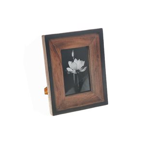 iH casadécor 8X10 Black & Natural Finish Photo Frame