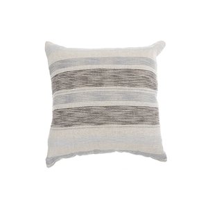 iH casadécor Chuncky Stripe Cotton Linen Cushion 22 X 22 - Set of 2