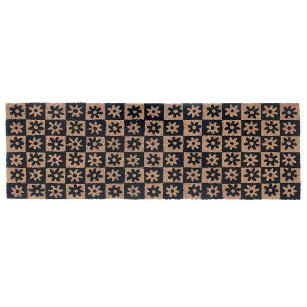 iH casadécor Coir Door Mat Garden Moroccan Pattern 16 X 48