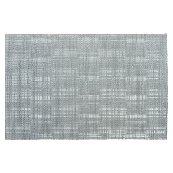 iH casadécor Vinyl Placemat Linen Sage 12 X 18 - Set of 12