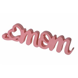 iH casadécor Wooden Word Sign Mom