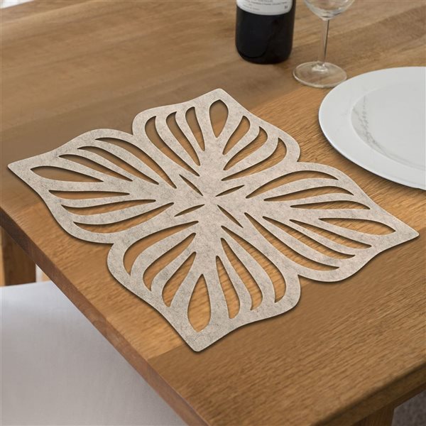 Set De Table Jetable Doré Lot De 100 Sets De Table Jetables En Papier Pressé Pour Set De Table Fete