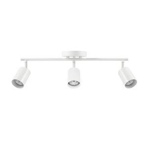 Globe Electric 21-in 3-Light Track Lighting with Pivoting Shades - Matte White