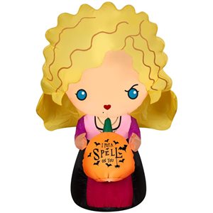 Gemmy 42-in H LED Lighted Hocus Pocus Sarah Sanderson Halloween Inflatable