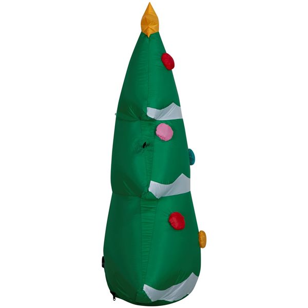 Gemmy 48-in H LED Lighted Tree with Snowy Layers Christmas Inflatable