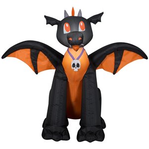 Gemmy 37-in H LED Lighted Dragon Halloween Inflatable