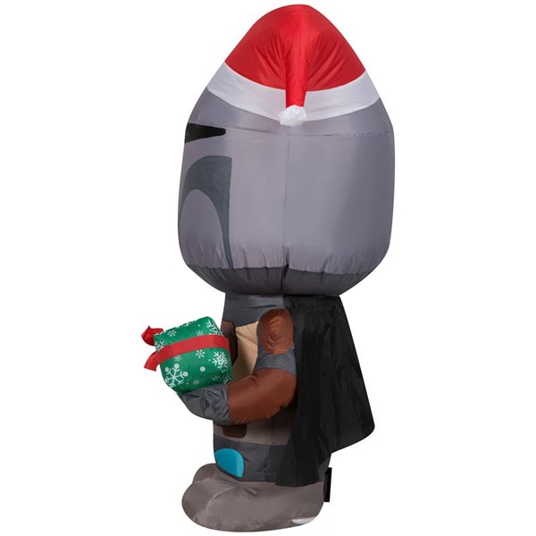 Gemmy 42-in H LED Lighted The Mandalorian with Gift Box Christmas Inflatable