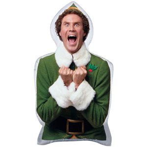 Gemmy 33-in H LED Lighted Photorealistic Buddy the Elf CarBuddy Christmas Inflatable