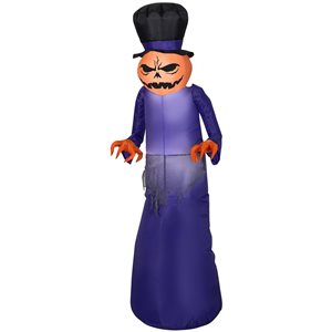 Gemmy 60-in H LED Lighted Pumpkin Reaper Halloween Inflatable