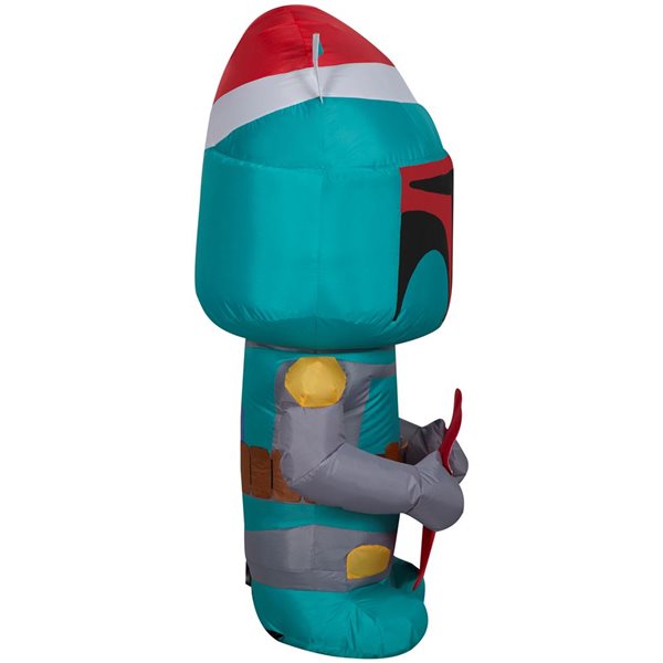 Gemmy 48-in H LED Lighted Boba Fett with Stocking Christmas Inflatable