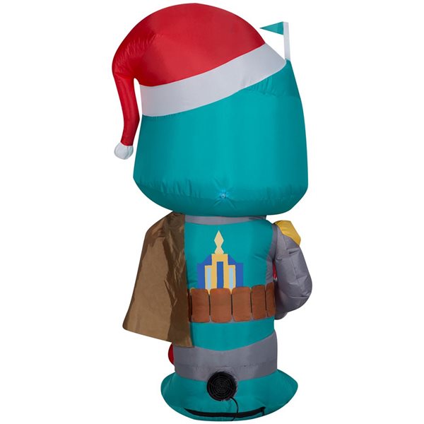 Gemmy 48-in H LED Lighted Boba Fett with Stocking Christmas Inflatable