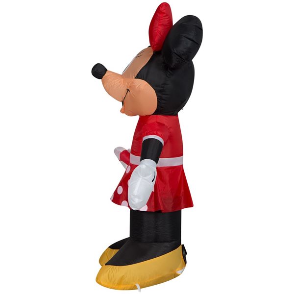 Gemmy 42-in H LED Lighted Minnie Mouse with Candy Cane Christmas Inflatable