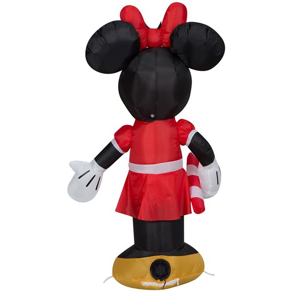 Gemmy 42-in H LED Lighted Minnie Mouse with Candy Cane Christmas Inflatable