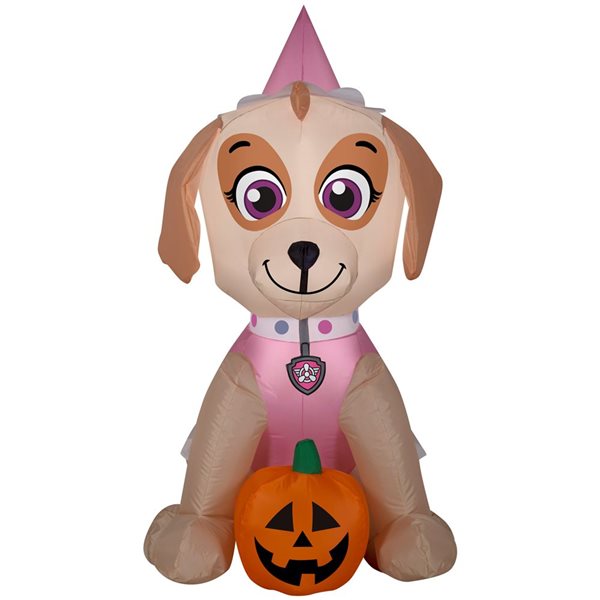 Gemmy 39-in H LED Lighted PAW Patrol Sky with Jack-O'-Lantern Halloween Inflatable