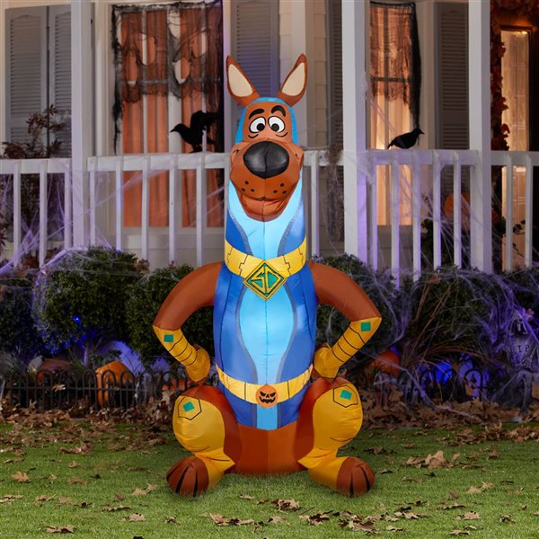 Gemmy 60-in H LED Lighted Super SCOOB Halloween Inflatable