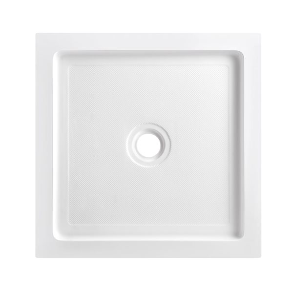 OVE Decors Bali 34 x 32 x 2.8-in Rectangle Shower Base - White
