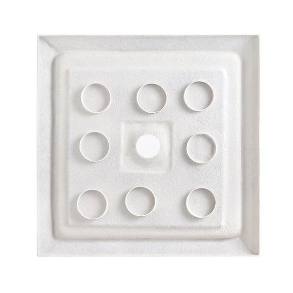 OVE Decors Bali 34 x 32 x 2.8-in Rectangle Shower Base - White