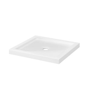 OVE Decors Bali 34 x 32 x 2.8-in Rectangle Shower Base - White