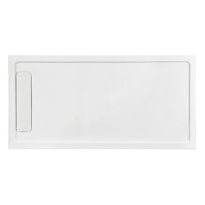 OVE Decors 36-in W x 72-in L Alcove Shower Pan Base with Reversible Drain - White